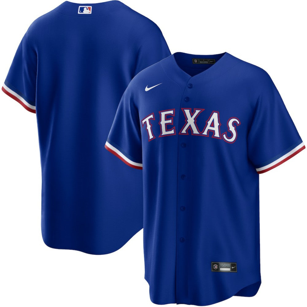 MLB Texas Rangers Nike Alternate Replica Team Logo Jersey - Royal