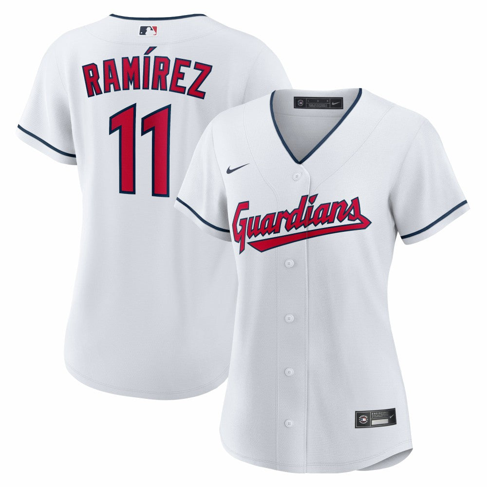MLB Jose Ramirez Cleveland Guardians Nike Women's Home Replica Player Jersey - White