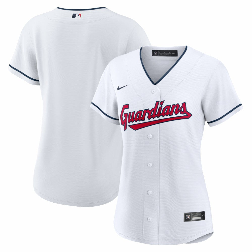 MLB Women's Cleveland Guardians Nike Home Replica Team Jersey - White