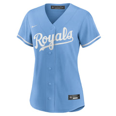 MLB Kansas City Royals Nike Women's Alternate Replica Team Logo Jersey - Light Blue