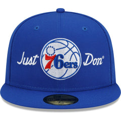 Philadelphia 76ers x Just Don 59FIFTY Fitted Hat Royal