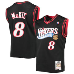 NBA Aaron McKie Philadelphia 76ers Hardwood Classics Swingman Jersey - Black