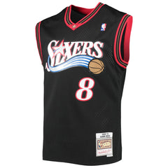 Aaron McKie Philadelphia 76ers Hardwood Classics Swingman Jersey Black