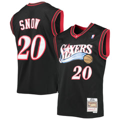 NBA Eric Snow Philadelphia 76ers 2000/01 Hardwood Classics Swingman Jersey - Black