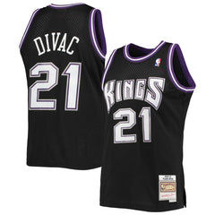 Vlade Divac Sacramento Kings 2000/01 Hardwood Classics Swingman Jersey Black