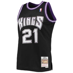 Vlade Divac Sacramento Kings 2000/01 Hardwood Classics Swingman Jersey Black