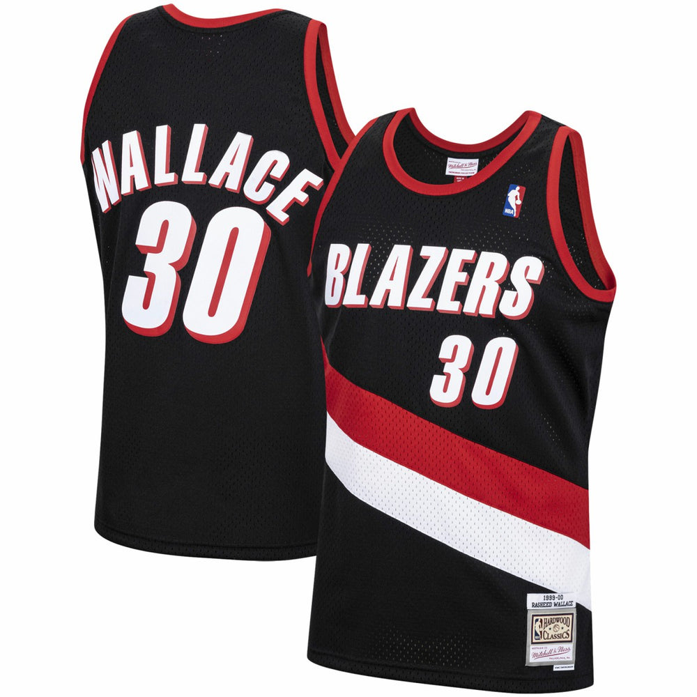 NBA Rasheed Wallace Portland Trail Blazers 1999/00 Hardwood Classics Swingman Jersey - Black