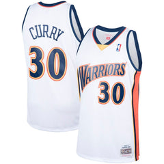 NBA Stephen Curry Golden State Warriors Hardwood Classics Swingman Jersey sale - White