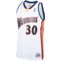 NBA Stephen Curry Golden State Warriors Hardwood Classics Swingman Jersey sale - White