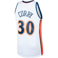 NBA Stephen Curry Golden State Warriors Hardwood Classics Swingman Jersey sale - White