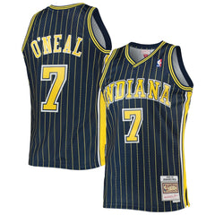 NBA Jermaine O'Neal Indiana Pacers Mitchell & Ness 2003/04 Hardwood Classics Swingman Jersey - Navy