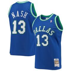 NBA Steve Nash Dallas Mavericks 1998/99 Hardwood Classics Swingman Jersey sale - Blue