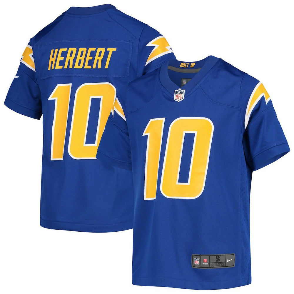 NFL Justin Herbert Los Angeles Chargers Youth Game Jersey - Royal