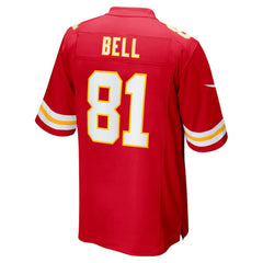 NFL Blake Bell Kansas City Chiefs Game Player Jersey - Red