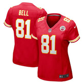 NFL Blake Bell Kansas City Chiefs Women's Game Player Jersey - Red