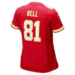 NFL Blake Bell Kansas City Chiefs Women's Game Player Jersey - Red