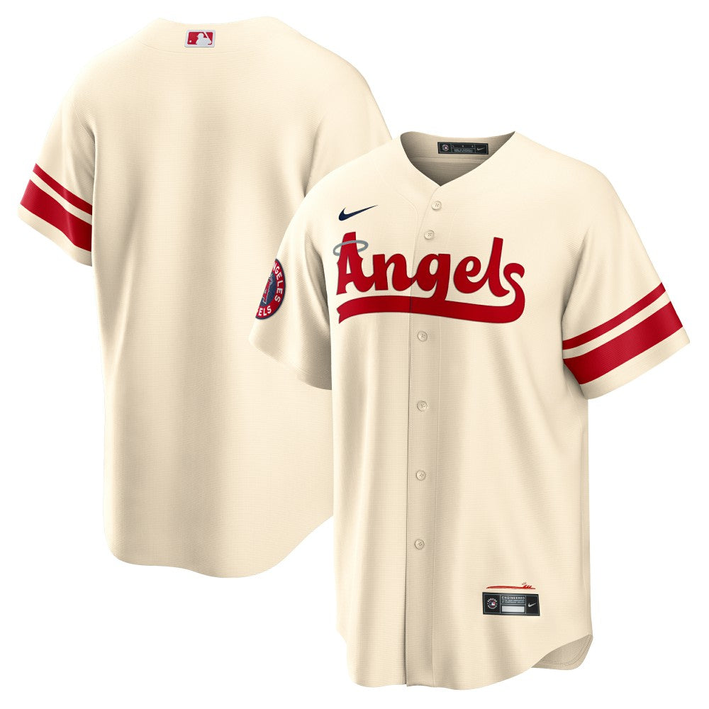 MLB Los Angeles Angels Nike City Connect Replica Team Jersey - Cream