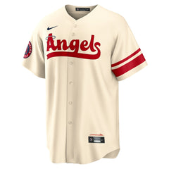 MLB Los Angeles Angels Nike City Connect Replica Team Jersey - Cream