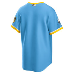 MLB Milwaukee Brewers Nike City Connect Replica Team Jersey - Powder Blue