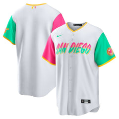MLB San Diego Padres Nike City Connect Replica Team Jersey - White