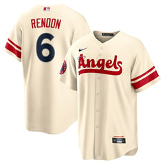 MLB Anthony Rendon Los Angeles Angels Nike City Connect Replica Player Jersey - Cream