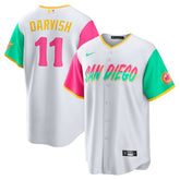 MLB Yu Darvish San Diego Padres Nike City Connect Replica Player Jersey - White