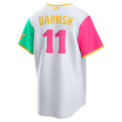 MLB Yu Darvish San Diego Padres Nike City Connect Replica Player Jersey - White