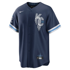 MLB Salvador Perez Kansas City Royals Nike City Connect Replica Player Jersey - Navy