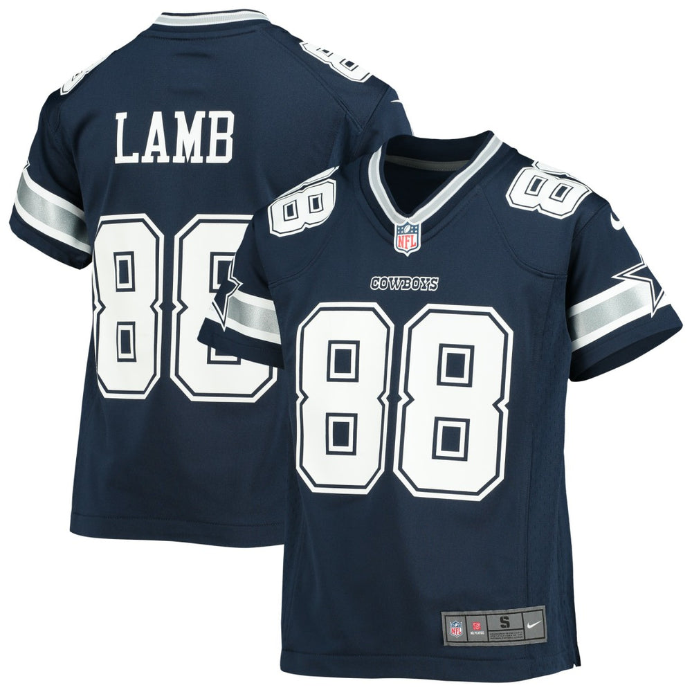 NFL CeeDee Lamb Dallas Cowboys Youth Player Game Jersey - Navy