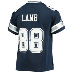 NFL CeeDee Lamb Dallas Cowboys Youth Player Game Jersey - Navy