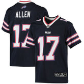 NFL Josh Allen Buffalo Bills Youth Inverted Team Game Jersey - Navy