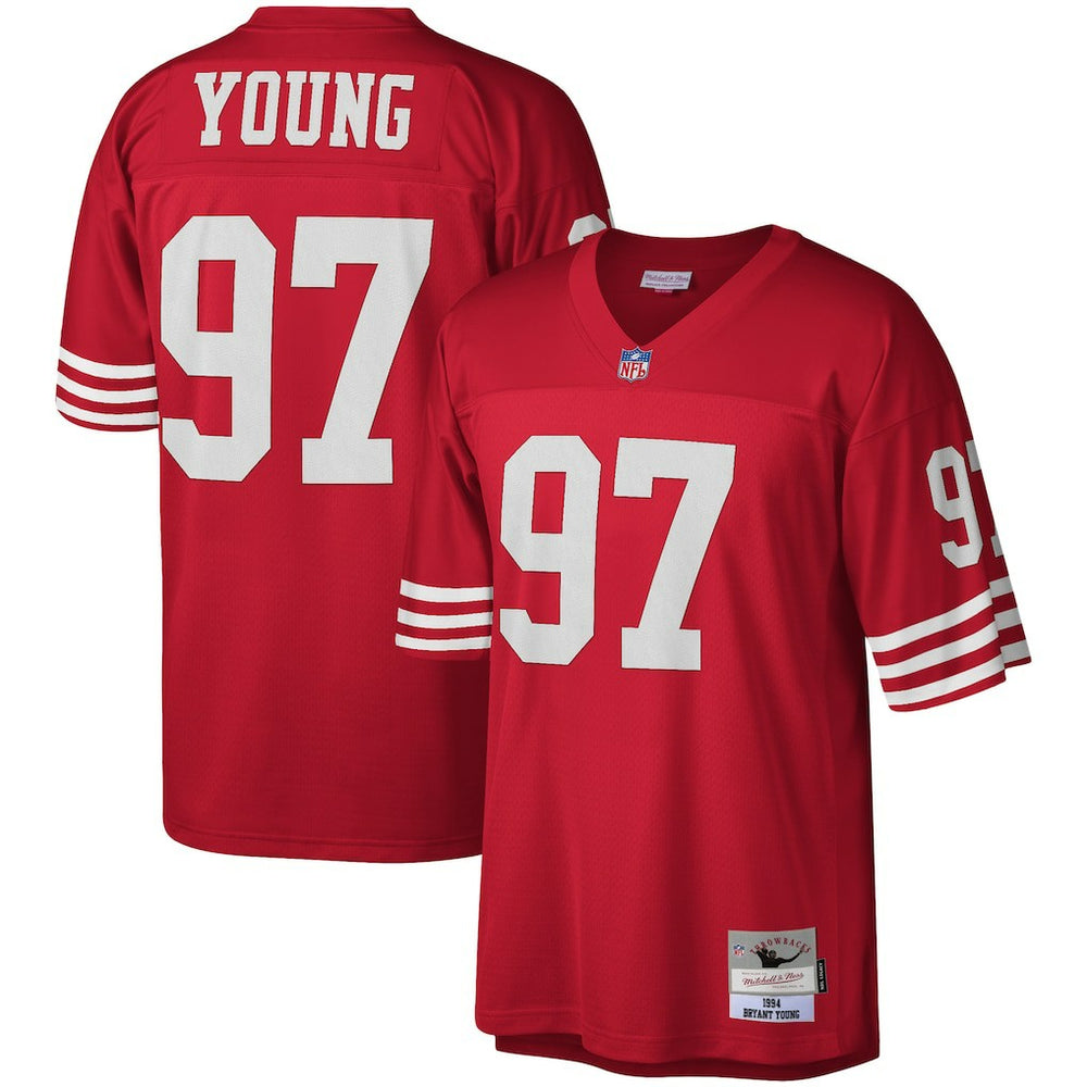 NFL Bryant Young San Francisco 49ers Legacy Replica Jersey - Scarlet outlet