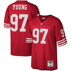 NFL Bryant Young San Francisco 49ers Legacy Replica Jersey - Scarlet outlet
