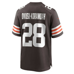 NFL Jeremiah Owusu-Koramoah Cleveland Browns Game Player Jersey - Brown