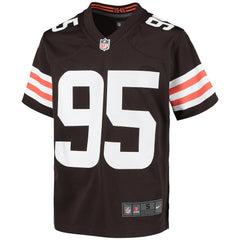 NFL Myles Garrett Cleveland Browns Youth Game Jersey - Brown