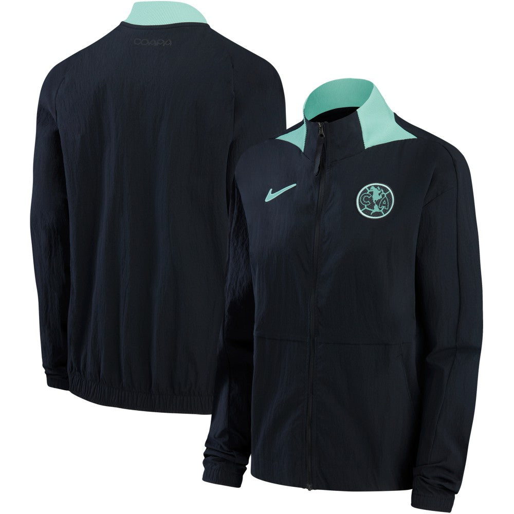 Club America Women's Anthem Raglan Full-Zip Jacket Black
