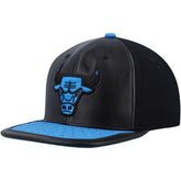 Chicago Bulls Day One Snapback Hat Black/Royal