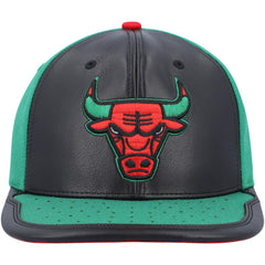 Chicago Bulls Day One Snapback Hat Black/Green