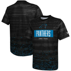 Carolina Panthers New Era Combine Authentic Sweep T-Shirt Black