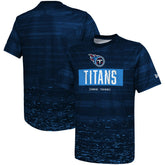 Tennessee Titans New Era Combine Authentic Sweep T-Shirt Navy