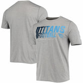 Tennessee Titans New Era Combine Authentic Game On T-Shirt Heathered Gray