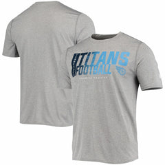 Tennessee Titans New Era Combine Authentic Game On T-Shirt Heathered Gray