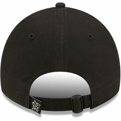 Miami Marlins New Era Women's Black on Black Core Classic II 9TWENTY Adjustable Hat Hats