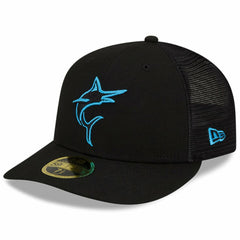 Miami Marlins New Era 2023 Batting Practice 59FIFTY Fitted Hat - Black Hats