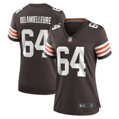 NFL Joe DeLamielleure Cleveland Browns Women's Game Retired Player Jersey - Brown