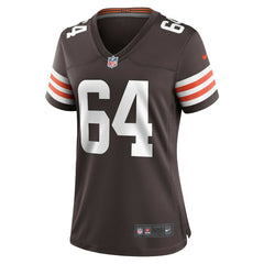 NFL Joe DeLamielleure Cleveland Browns Women's Game Retired Player Jersey - Brown