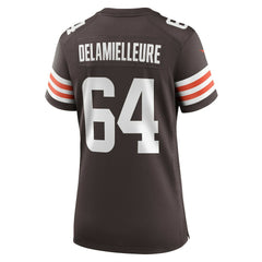 NFL Joe DeLamielleure Cleveland Browns Women's Game Retired Player Jersey - Brown