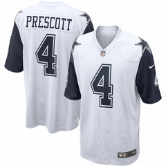 NFL Dak Prescott Dallas Cowboys Alternate Game Team Jersey - White