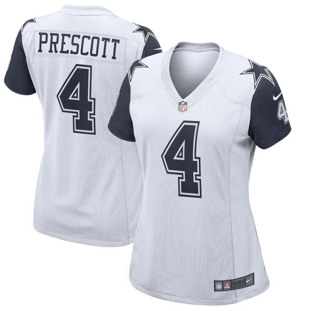 NFL Dak Prescott Dallas Cowboys Women's Alternate Game Jersey - White