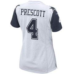 NFL Dak Prescott Dallas Cowboys Women's Alternate Game Jersey - White